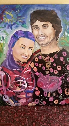 Portraits of Alice and Porky